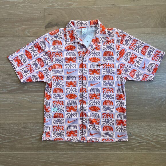 Nike Spring Mesh Shirt Guava Ice/Doll [DV0041-838] Mens Small NWT - Picture 1 of 6